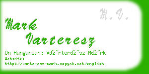 mark varteresz business card